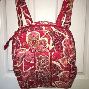 Vera Bradley Rose Posie Small Backpack